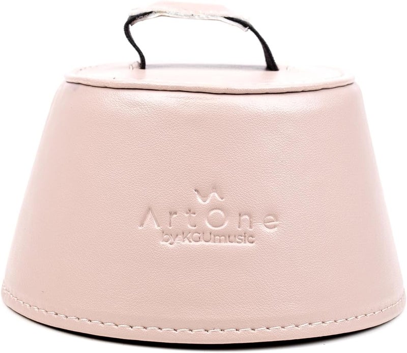 Artone TRUMPET PLUNGER MUTE with Handle. Lightweight Practice Mute. Magnetic Attachment. Faux Leather. Trumpet Accessory (Beige) - Image 5